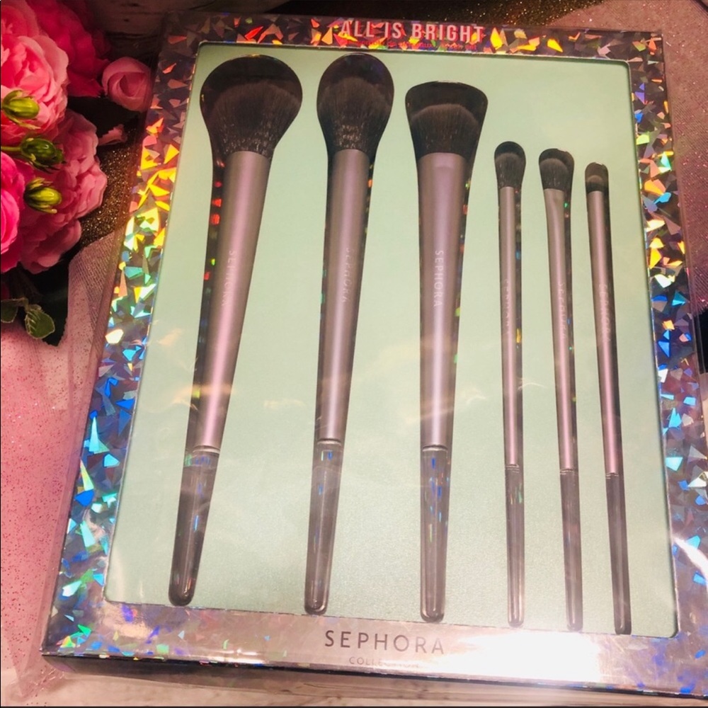 🌟 Sephora Collection All Is Bright 6-pc Brush Set - Picture 3 of 5